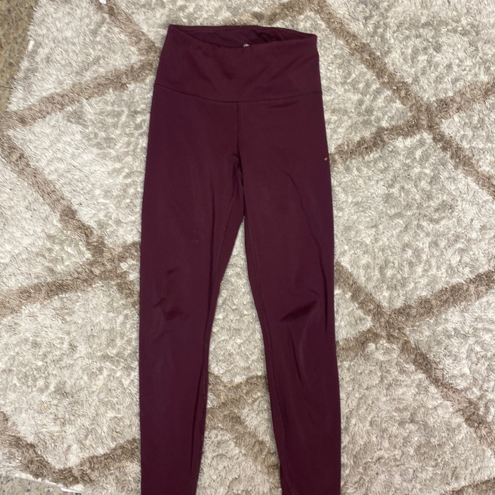 90 degree leggings maroon